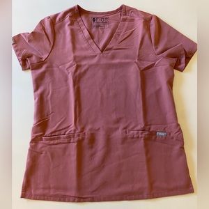 FIGS Mauve Casma Three Pocket Scrub Top
Small